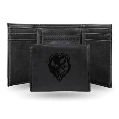 NFL Baltimore Ravens Black Faux Leather Trifold Wallet GC7748, MPN: GC7748, 767345899415