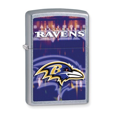 Zippo Baltimore Ravens High Polish Chrome Lighter GL6559, MPN: GL6559, 191693108866