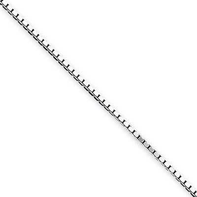 10 Inch 1.10mm Box Chain Sterling Silver QBX022-10, MPN: QBX022-10, 886774412443