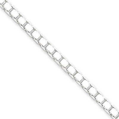20 Inch 3.25mm Box Chain Sterling Silver QBX060-20, MPN: QBX060-20, 883957904207