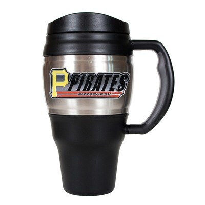 MLB Pittsburgh Pirates 20oz Stainless Steel Travel Mug GC5112, MPN: GC5112, 89006564808