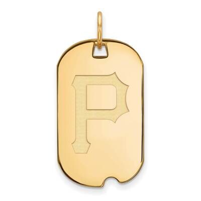 MLB Pittsburgh Pirates Small Dog Tag Gold-plated Sterling Silver GP031PIR, MPN: GP031PIR, 883957895…