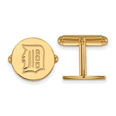 Detroit Tigers Cufflinks Gold-plated Silver GP012TIG, MPN: GP012TIG, 886774914817