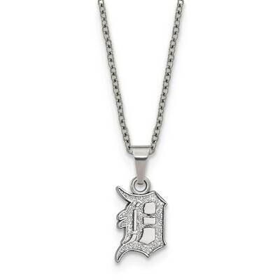 MLB Detroit Tigers Pendant On 2 inch Extender Necklace Stainless Steel ST516TIG, MPN: ST516TIG, 191…