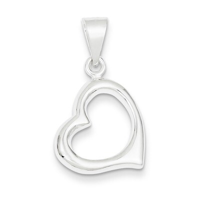 Heart Pendant Sterling Silver QC4601, MPN: QC4601, 886774760209