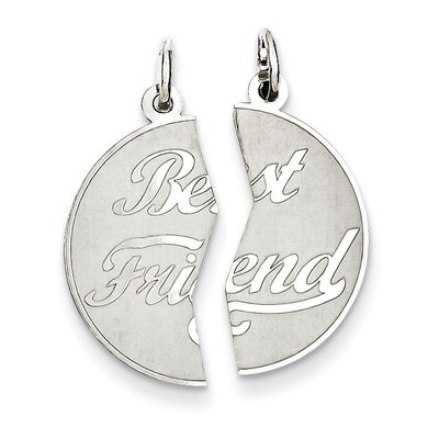 2-piece Best Friend Disc Charm Sterling Silver QC2340, MPN: QC2340, 883957495705