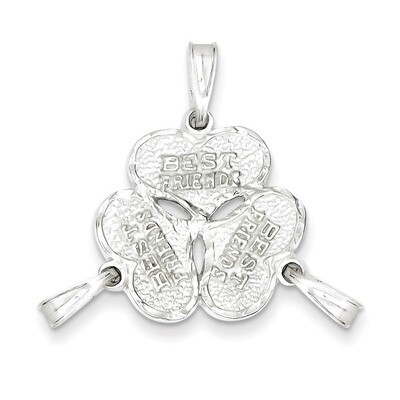 3-Piece Best Friends Charm Sterling Silver QC3748, MPN: QC3748, 883957908434