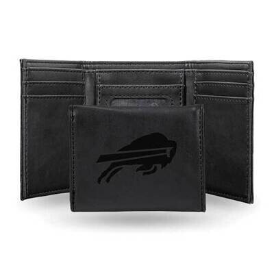 NFL Buffalo Bills Black Faux Leather Trifold Wallet GC7750, MPN: GC7750, 767345901033