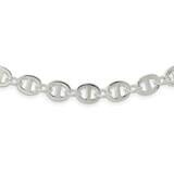 Fancy Link 18 Inch Necklace Sterling Silver Polished QG5968-18, MPN: QG5968-18,