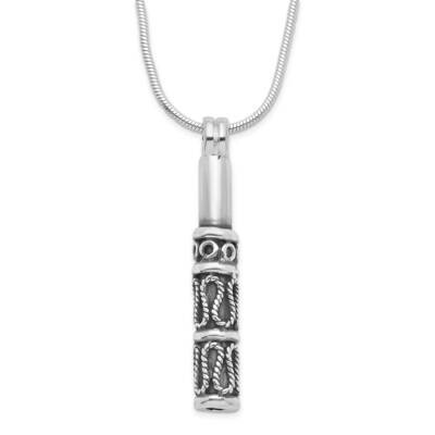 Antiqued Fancy Necklace Sterling Silver Polished QG2086-16, MPN: QG2086-16, 883957948362