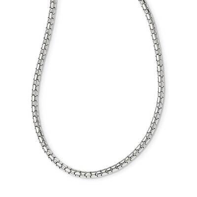 Fancy Link Necklace Sterling Silver Polished QG5575-16, MPN: QG5575-16, 886774047973