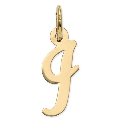 Initial I Charm 14k Gold Small Script YC658I, MPN: YC658I, 886774073286