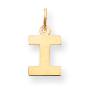 Small Block Initial I Charm 14k Gold YC664I, MPN: YC664I, 883957972831