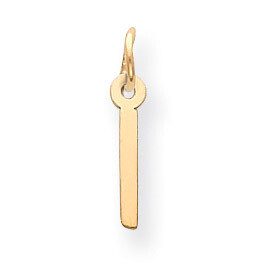 Initial I Charm 14k Gold Small Slanted Block YC644I, MPN: YC644I, 886774136332