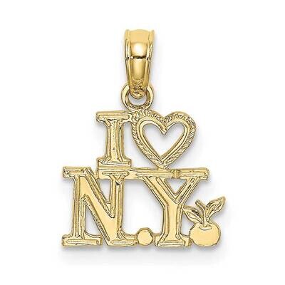I Heart Ny Charm 10k Gold 10D4082, MPN: 10D4082,