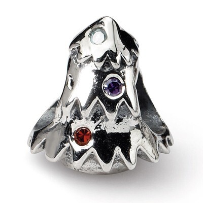 Christmas Tree Bead - Sterling Silver QRS299, MPN: QRS299, 883957722405