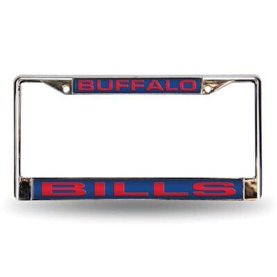 NFL Buffalo Bills Blue Laser Chrome Car License Plate Frame GC7073, MPN: GC7073, 94746402402
