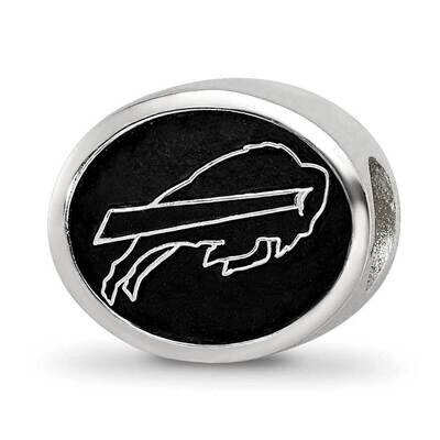 Enameled Buffalo Bills NFL Bead Sterling Silver QRS3045, MPN: QRS3045, 191101787270