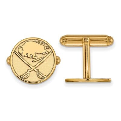 Buffalo Sabres Cufflinkss 14k Yellow Gold 4Y010SAB, MPN: 4Y010SAB, 886774739489