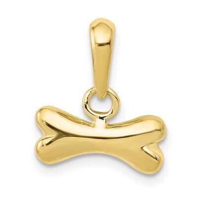 Dog Bone Pendant 10k Gold 10K1980, MPN: 10K1980,