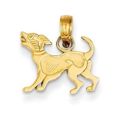 Dog Pendant 14k Gold K3424, MPN: K3424, 637218083794