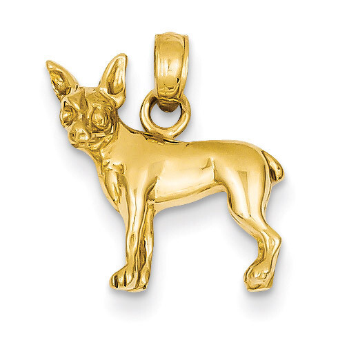 Chihuahua Dog Pendant 14k Gold C3511, MPN: C3511, 637218000906