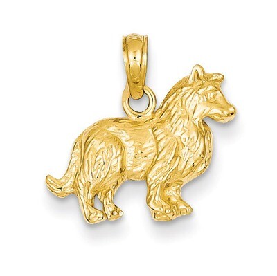 Collie Dog Pendant 14k Gold C3508, MPN: C3508, 637218000401