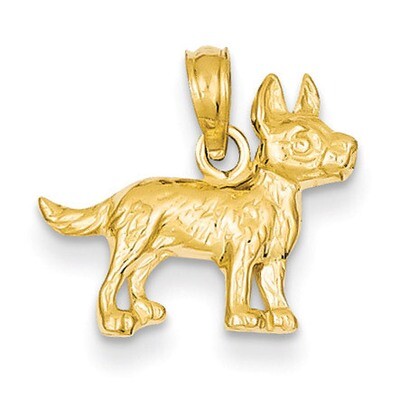 Terrier Dog Pendant 14k Gold C3507, MPN: C3507, 637218000845