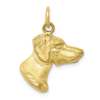 Dog Charm 10k Gold 10ZC524, MPN: 10ZC524,