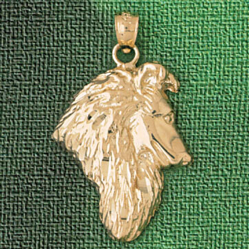Dazzlers Jewelry Dog Pendant Necklace Charm Bracelet in Yellow, White or Rose Gold 2004, MPN: DZ-20…