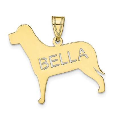 Personalized Dog Pendant 10k Gold 10XNA691Y, MPN: 10XNA691Y,
