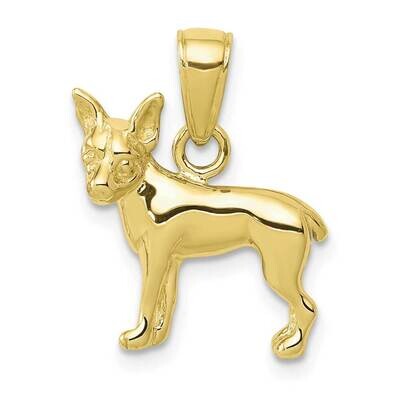 Chihuahua Dog Pendant 10k Gold 10C3511, MPN: 10C3511,