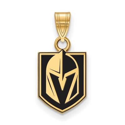 Vegas Golden Knights Small Enamel Pendant Gold-plated Sterling Silver GP020VGK, MPN: GP020VGK, 1911…