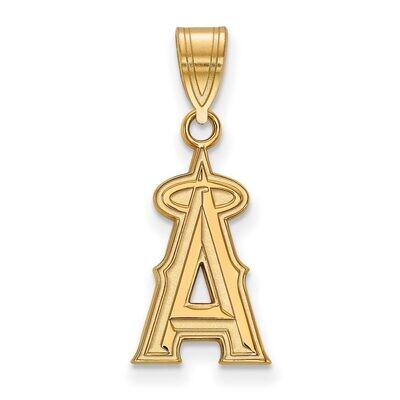 Los Angeles Angels Medium Pendant Gold-plated Silver GP003ANG, MPN: GP003ANG, 886774894829