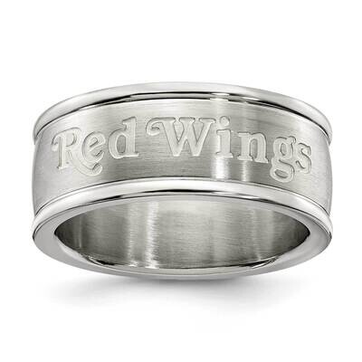 Detroit Red Wings Logo Band Ring Stainless Steel RWI035-SZ6, MPN: RWI035, 634401794062