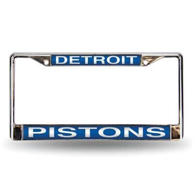 NBA Detroit Pistons Blue Laser Chrome Car License Plate Frame GC7048, MPN: GC7048, 94746403355
