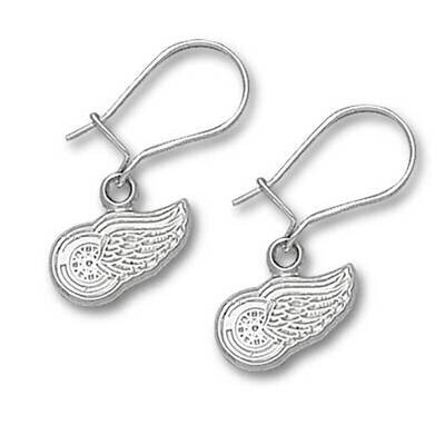 DETROIT RED WINGS LOGO 1/4 DANGLE EARRINGS Sterling Silver RWI004ERD-SS, MPN: RWI004ERD-SS, 6344013…