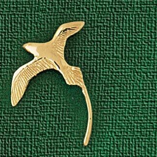 Dazzlers Jewelry Bird Pendant Necklace Charm Bracelet in Yellow, White or Rose Gold 2920, MPN: DZ-2…
