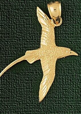 Dazzlers Jewelry Bird Pendant Necklace Charm Bracelet in Yellow, White or Rose Gold 2918, MPN: DZ-2…