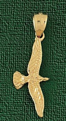 Dazzlers Jewelry Bird Pendant Necklace Charm Bracelet in Yellow, White or Rose Gold 2915, MPN: DZ-2…