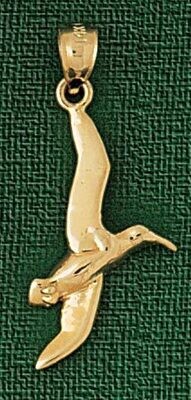 Dazzlers Jewelry Bird Pendant Necklace Charm Bracelet in Yellow, White or Rose Gold 2914, MPN: DZ-2…