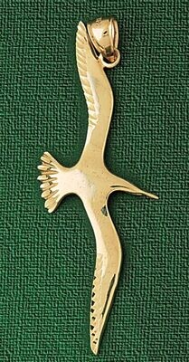 Dazzlers Jewelry Bird Pendant Necklace Charm Bracelet in Yellow, White or Rose Gold 2908, MPN: DZ-2…