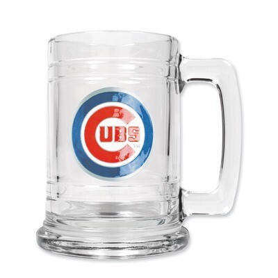Chicago Cubs 15oz Glass Tankard GC874, MPN: GC874, 89006606003