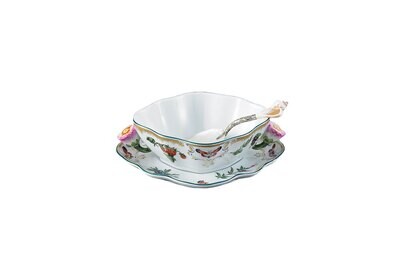 Mottahedeh Duke of Gloucester Cream Soup &amp; Saucer CW1472, MPN: CW1472,