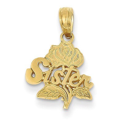 Sister Rose Pendant 14k Gold K2693, MPN: K2693, 637218023240