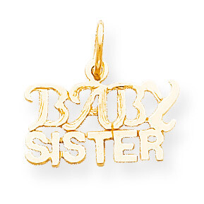 Baby Sister Charm 10k Gold 10C128, MPN: 10C128, 883957429564