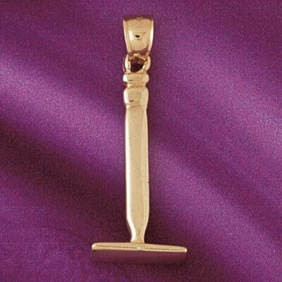 Dazzlers Jewelry Ax Hatchet Pendant Necklace Charm Bracelet in Yellow, White or Rose Gold 6627, MPN…