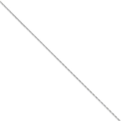 24 Inch 1mm Oval Box Chain Sterling Silver QPE50-24, MPN: QPE50-24, 883957981239