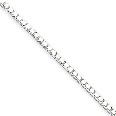 16 Inch 1.5mm Box Chain Sterling Silver QBX028-16, MPN: QBX028-16, 886774412665