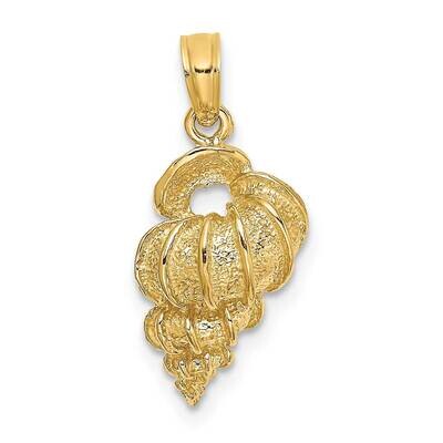 Precious Wentletrap Shell Charm 14k Gold 2-D K7698, MPN: K7698, 637218012657